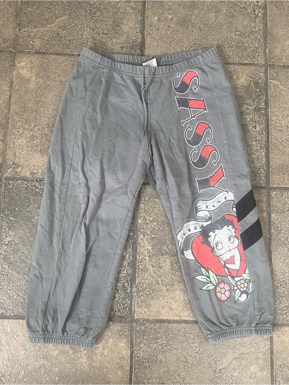 Vintage Y2K Betty Boop Sassy Sweatpants Size Girls Medium